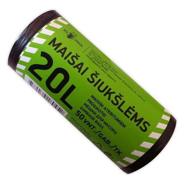 Staples BIN BAGS HDPE 20L 7MK 50PCS (50x, 20 l) (33040090)