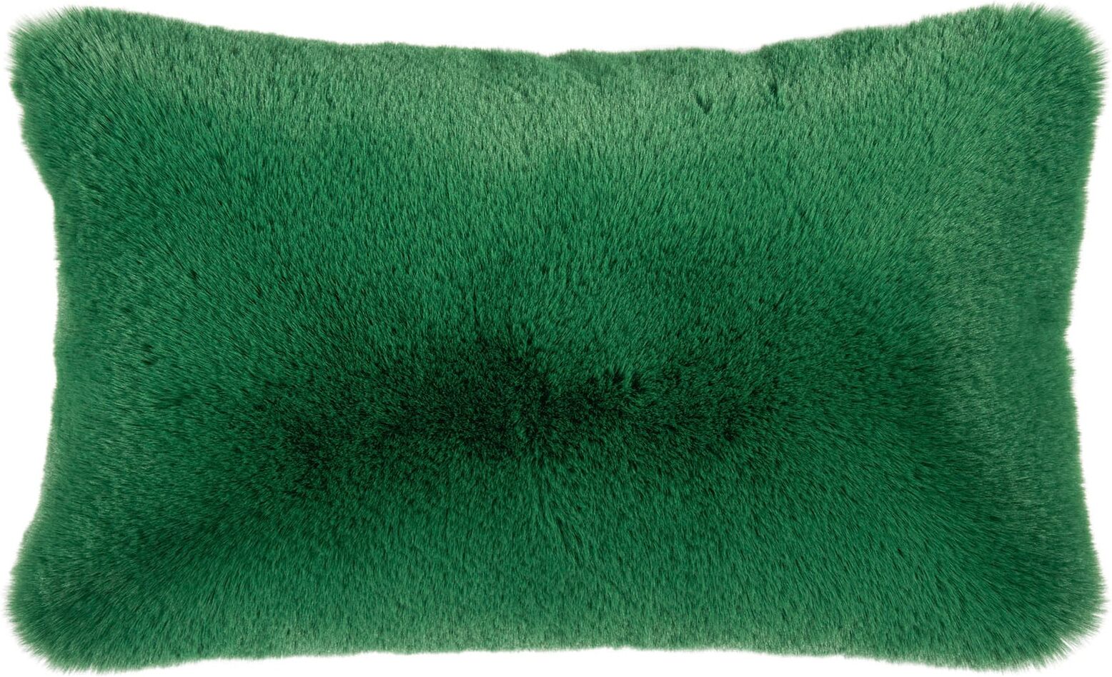 Dekokissen PAD "EVITA", grün (grün, unifarben), B:35cm L:60cm, Polyester, Dekokissen_Sitzkissen_Kissenhüllen, Kunstfell