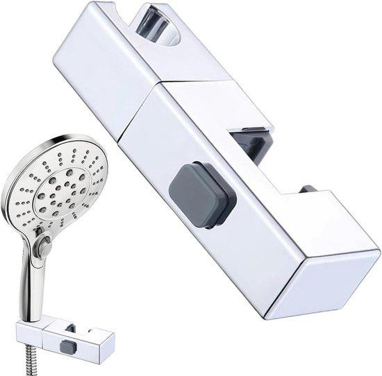 Verstelbare Douchekophouder in Zilver - 360 Graden Draaibaar - 125 x 41 cm
