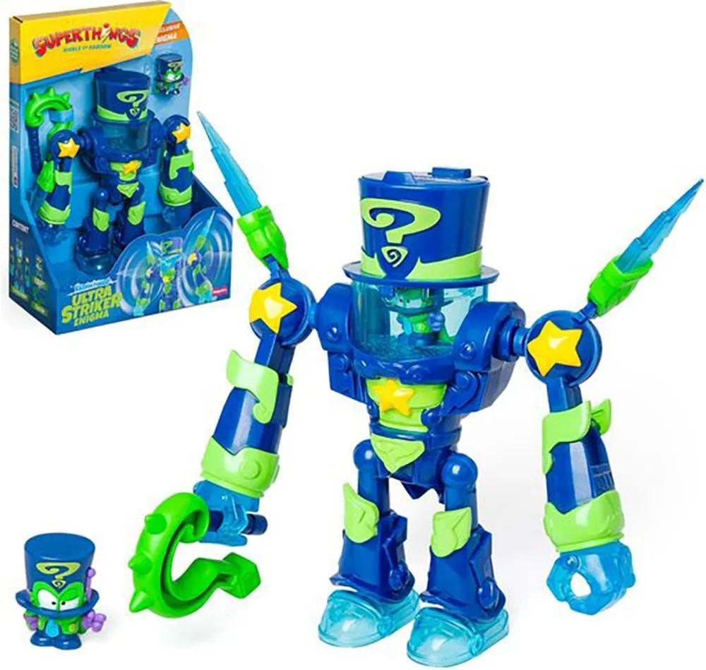 Superthings Enigma Ultra Striker figuur, blauw