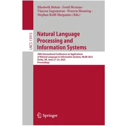 Natural Language Processing and Information Systems, Fachbücher