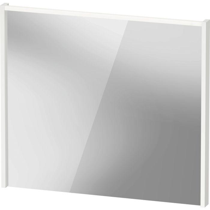 Duravit D-Code Spiegel DC7077018180000 800x700x48, Weiß Matt, mit LED Beleuchtung