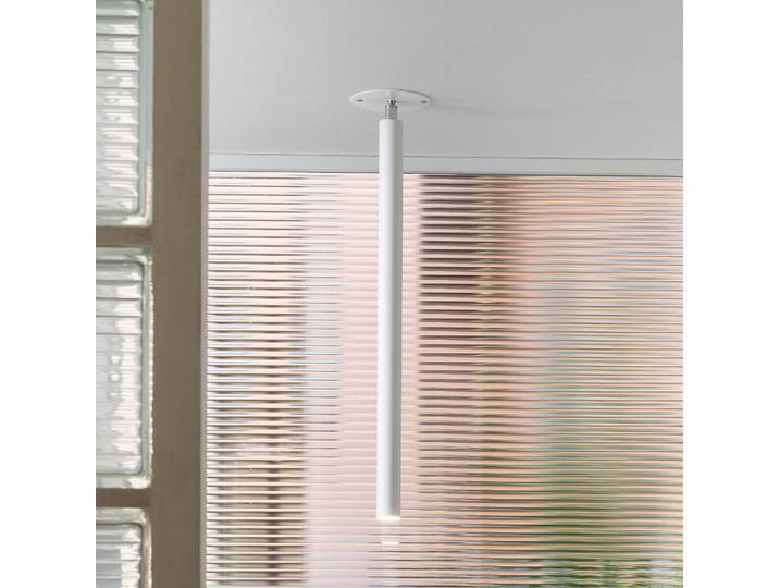 Nemo LED Deckenlampe Canna Nuda, weiß / opal, für Wohn- / Esszimmer, Metall, Modern, LED Deckenleuchte