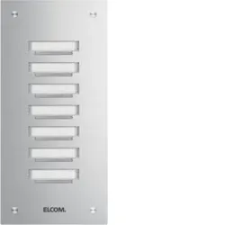 Elcom 5207280 KVM-7/1 Klingelplatte 7/1 UP ESTA