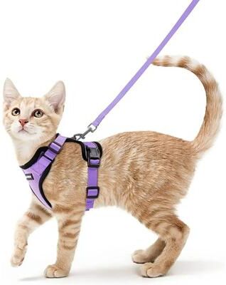 Uplift Essentials Escape Proof Soft Adjustable Vest Harness violet xs