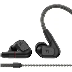 Sennheiser IE 200 (Keine Geräuschunterdrückung, Kabelgebunden), Kopfhörer, Schwarz, Grau