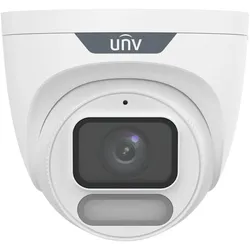 Uniview EasyStar Colorhunter 8mp Owlview Wise-past-Turmkuppelkamera mit 4-mm-fester Objektiv, Mikrofon, Netzwerkkamera, Mehrfarbig, Weiss
