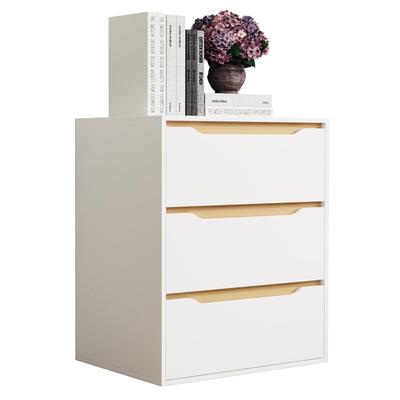 Kommode VCM "Sideboard Kommode Nachttisch Schublade Malira L", braun (weiß, honig, eiche), B:65cm T:48cm, Sideboards, Kommode