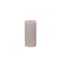 Chic Antique Macon rustikale Stumpenkerze, H15/D7 cm, taupe