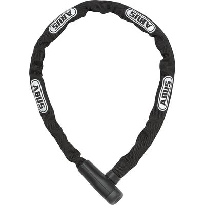 Kettenschloss ABUS "5805K/75 black", schwarz (schwarz, weiß), Sicherheitsschlösser