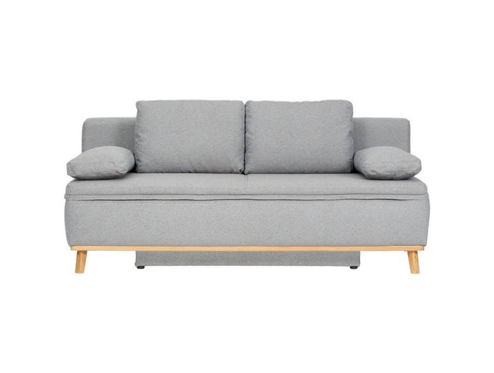 Venda Schlafsofa, Blau, Braun, Holz, Eiche, Uni, 2-Sitzer, 203x95x96 cm, Rücken echt, Wohnzimmer, Sofas & Couches, Schlafsofas, Schlafsofas mit Bettkasten