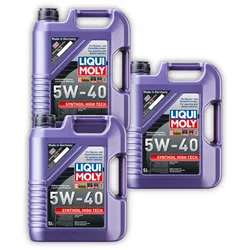 3x Motoröl LIQUI MOLY 1307 Synthoil High Tech 5W-40 Motorenöl - 5 Liter