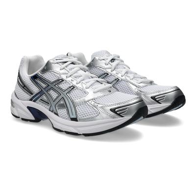 Sneaker ASICS "GEL-1130", Damen, Gr. 48, silber (weiß, storm cloud), Synthetik, Schuhe Sneaker