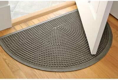 Bungalow Dba Matterly Squares Slice Mat 39 x 24, 39 x 24, Gray
