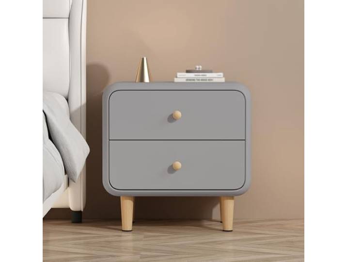 LSAfhDYG Nachttisch, Nachttische, Beistelltisch, Nachttisch, mit Stauraum(Grey,35x40x48cm)