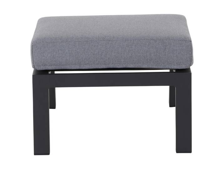 Siena Garden Loungehocker, Anthrazit, Metall, Füllung: Schaumstoff, 60x43x59 cm, Loungemöbel, Lounge-Hocker