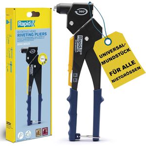 Rapid Blindnietzange RP60 Multi, Kopf 360°, für 3,2 bis 4,8 mm Blindnieten-Ø