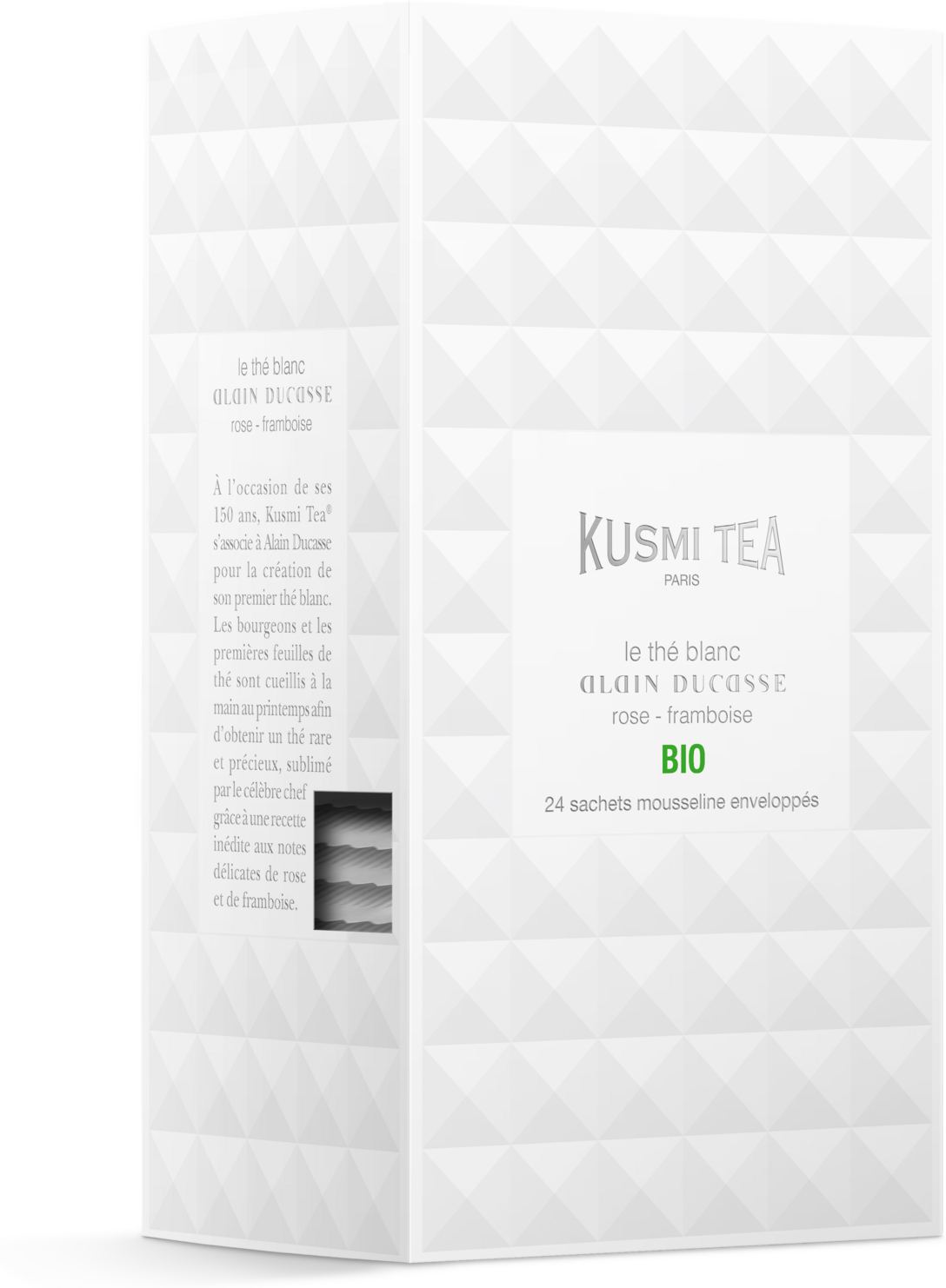 Le Thé Blanc Alain Ducasse - Weißer tee Rose, himbeere - Kusmi Tea