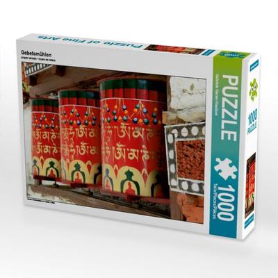 CALVENDO Puzzle Gebetsmühlen | 1000 Teile Lege-Größe 64x48cm Foto-Puzzle für glückliche Stunden
