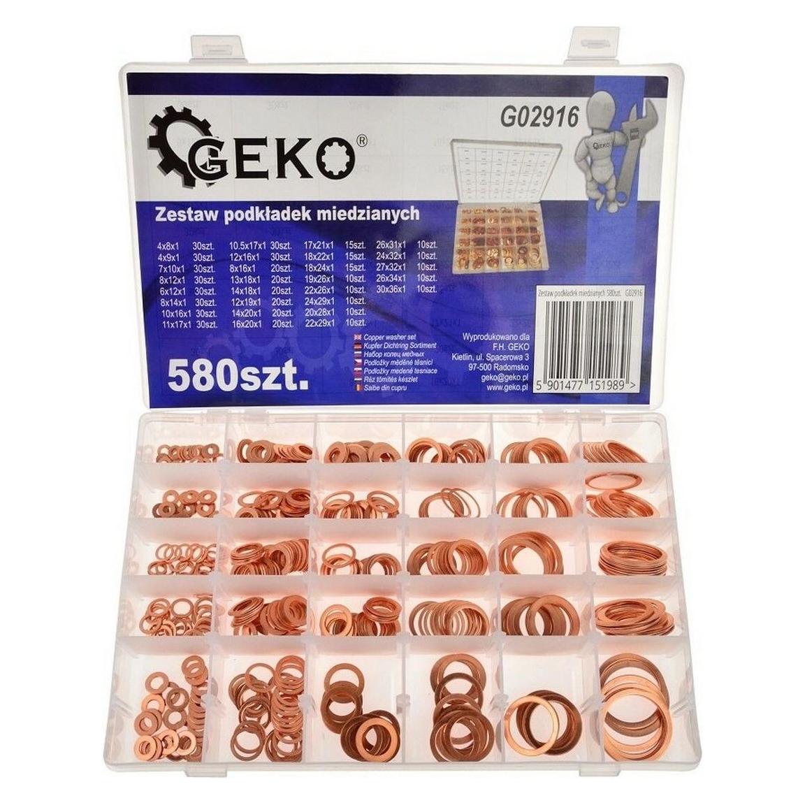 GEKO Set mit 580 Kupferscheiben (G02916)