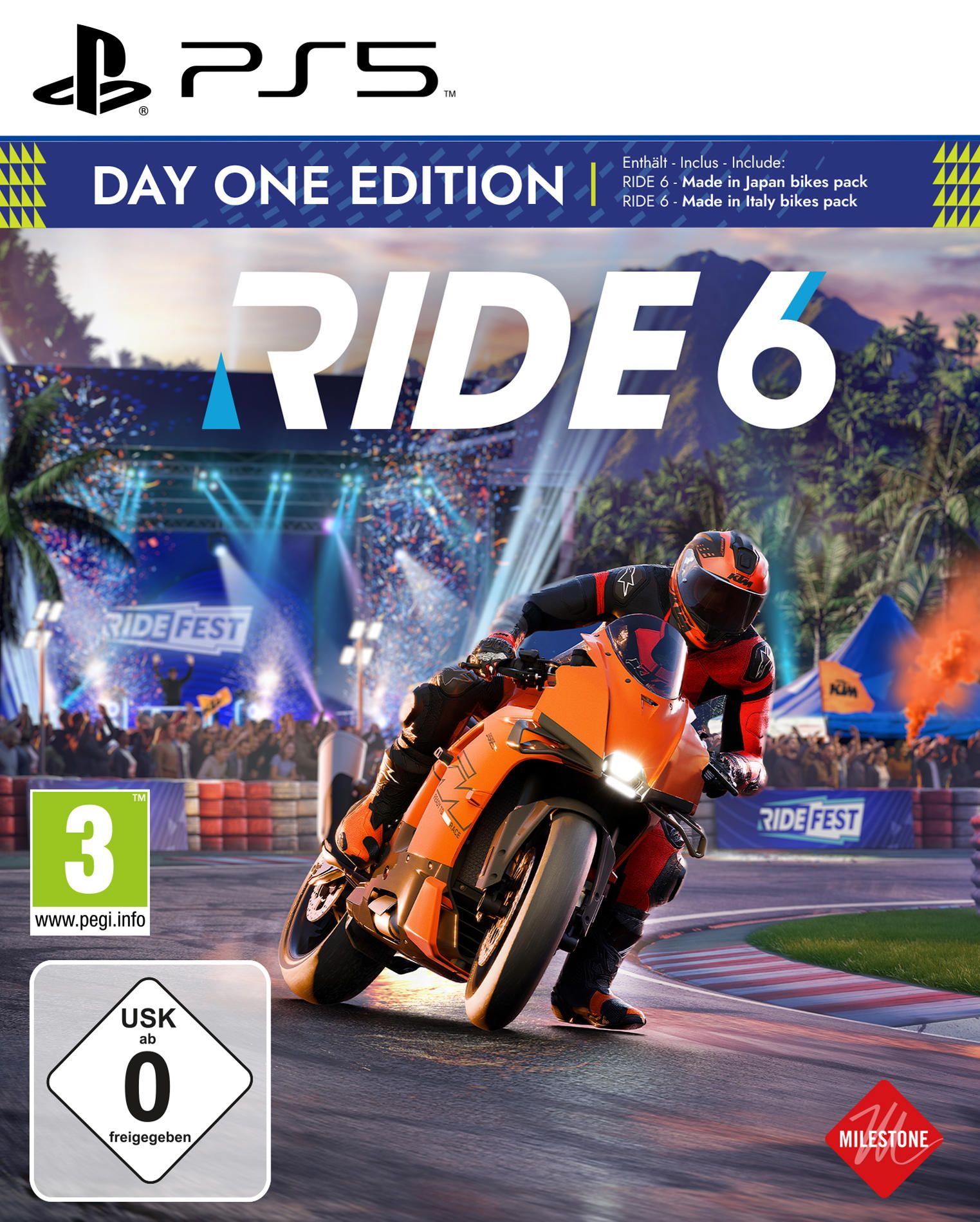 Milestone RIDE 6 Day One Edition (PlayStation 5) 1193686