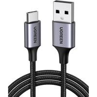 US288 USB-A auf USB-C Lade- und Datenkabel schwarz