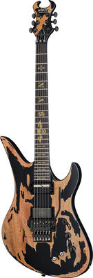 Schecter Synyster Gates Custom-S SBL Distressed Satin Black