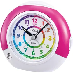 Atlanta 2147/17 Kinderwecker mit Leisegang Pink