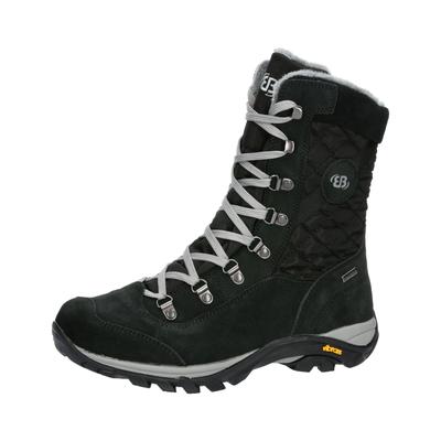 Winterstiefel BRÜTTING "Winterboot Fenella", Damen, Gr. 41, schwarz, Veloursleder, Schuhe Winterstiefel