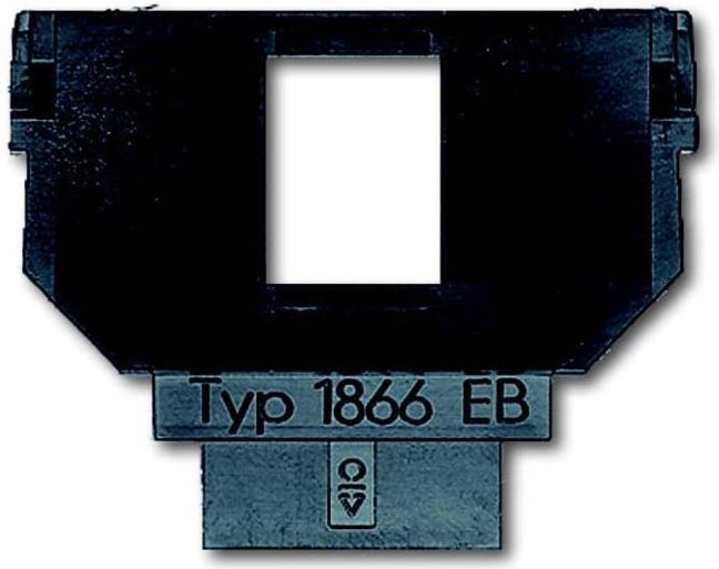 Busch-Jaeger Socle pour 1758... p. prise Mod.-Jack 6+8 pôles 1866 EB (2CKA001764A0174)