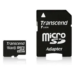 TRANSCEND microSDHC Kit 16GB, UHS-I