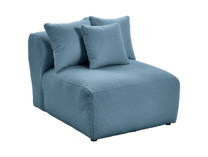 Modul Sofa Bloom B: 85 cm Blau