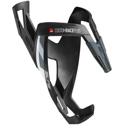Elite Trinkflaschenhalter Custom Race Plus schwarz schwarz matt / weiß