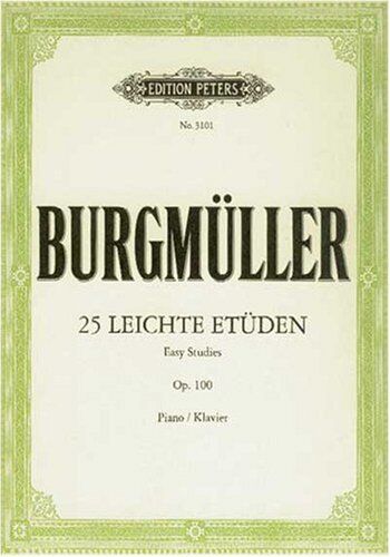 Friedrich BurgmÃ1/4ller - 25 leichte EtÃ1/4den op. 100: fÃ1/4r Klavier - Preis vom 17.10.2026 19:25:27 h