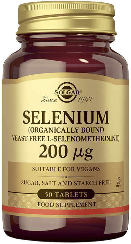 Solgar Sélénium 200 µg 50 comprimés