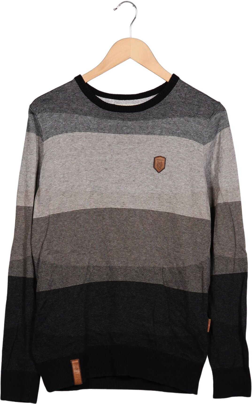 Naketano Herren Pullover, Mehrfarbig, Gr. M, Baumwolle - Second Hand