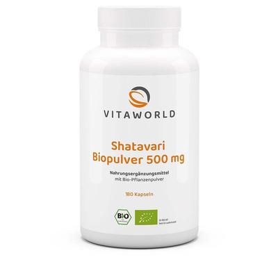 Shatavari 500 mg Bio Kapseln 180 St