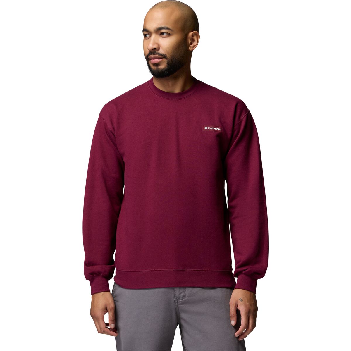 Columbia Men’s Oakwind Crew rich wine (624) XL 217688-2176881-624-XL