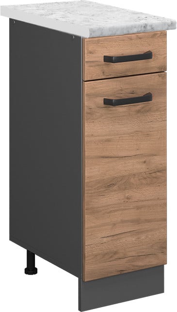 Vicco R-Line Keukenonderkast Krachtige eik goud met Marmer look, Model 46593
