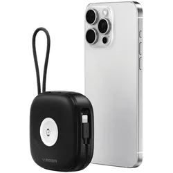Veger W1205 (10000 mAh, 15 W), Powerbank, Schwarz
