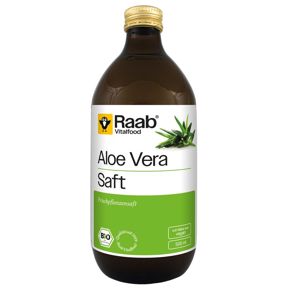 Raab Vitalfood Aloe Vera Saft Bio 500 ml Flüssigkeit