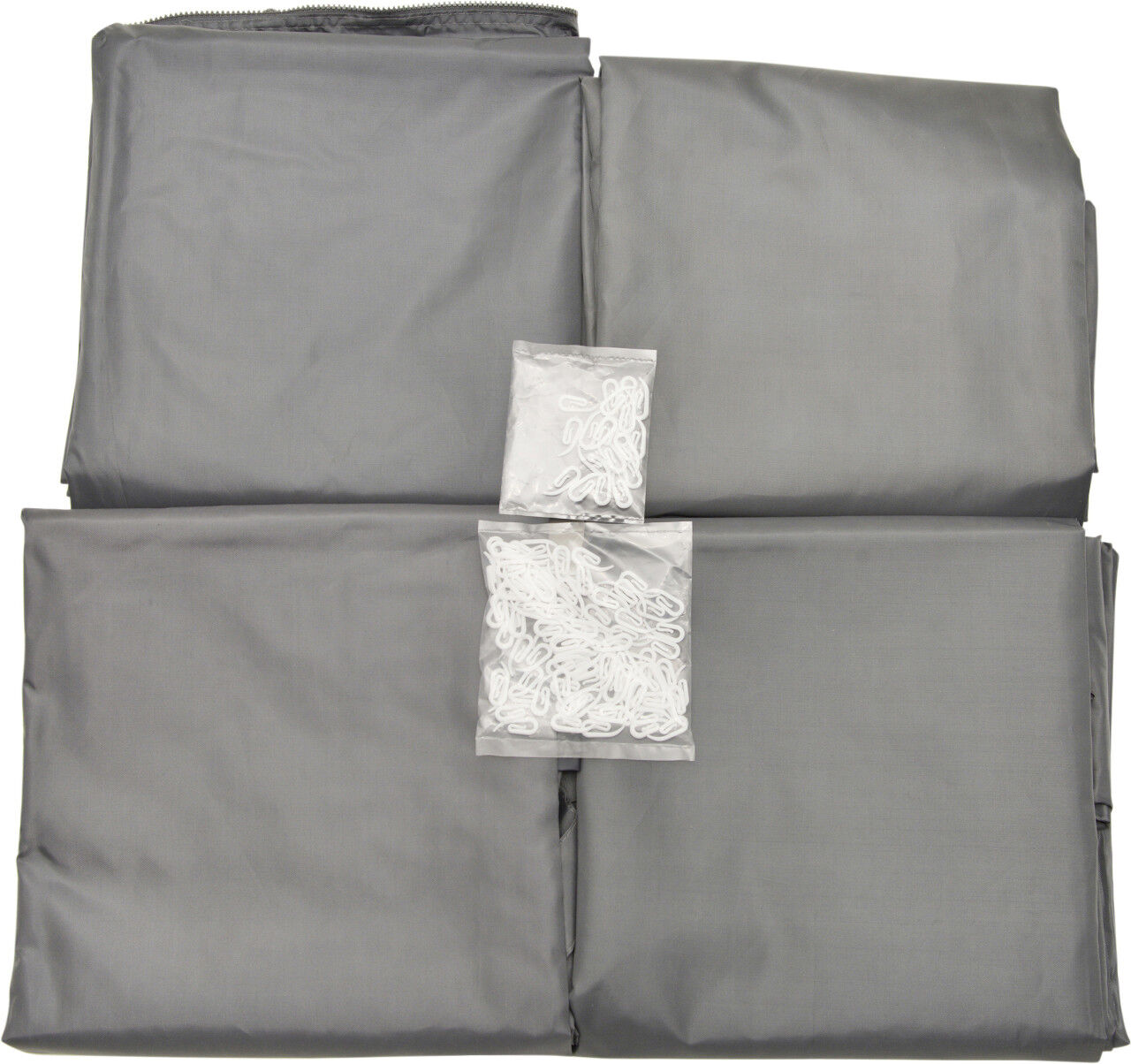 Canopia Pavillon Roma Vorhang-Set 225x235 cm, grau