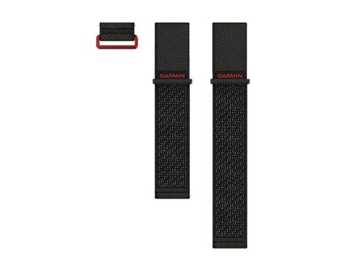Garmin Venu X1 horlogeband, quick-release 24 mm – nylon ComfortFit – Black