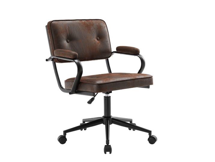 Drehstuhl Colt Dunkelbraun Mikrofaser Dunkelbraun