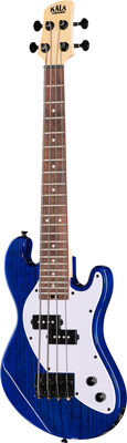 Kala U-Bass Solid Body 4 Fret Blue Sapphier Blue