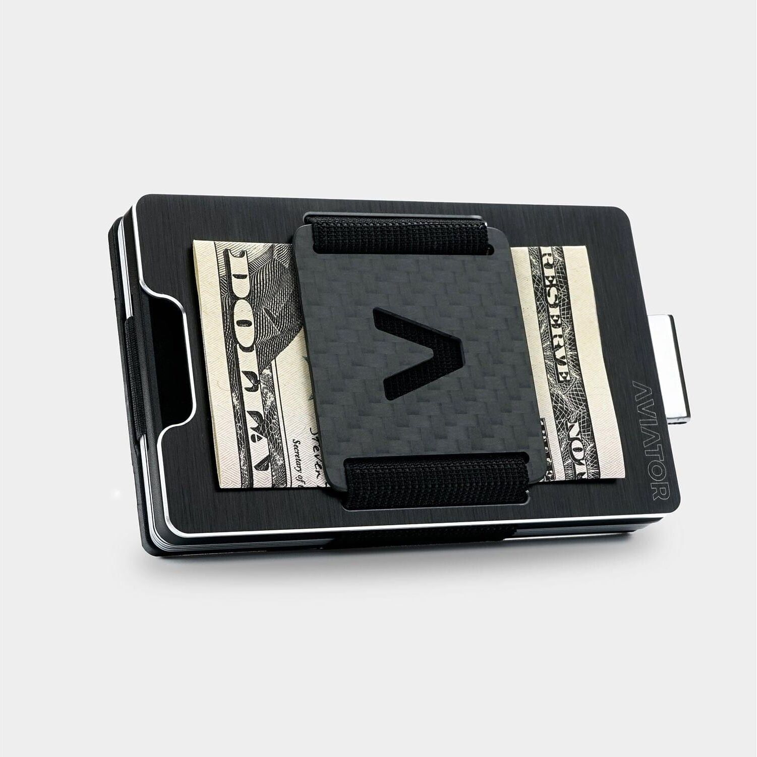 Geldbörse "AVIATOR Wallet Slide", Herren, schwarz, Kleinlederwaren Geldbörse schwarz Einheitsgröße