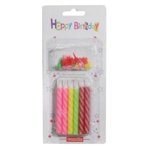 Teka Bunte Geburtstagskerzen, 12 Stk (12 Stk.) (47994647)