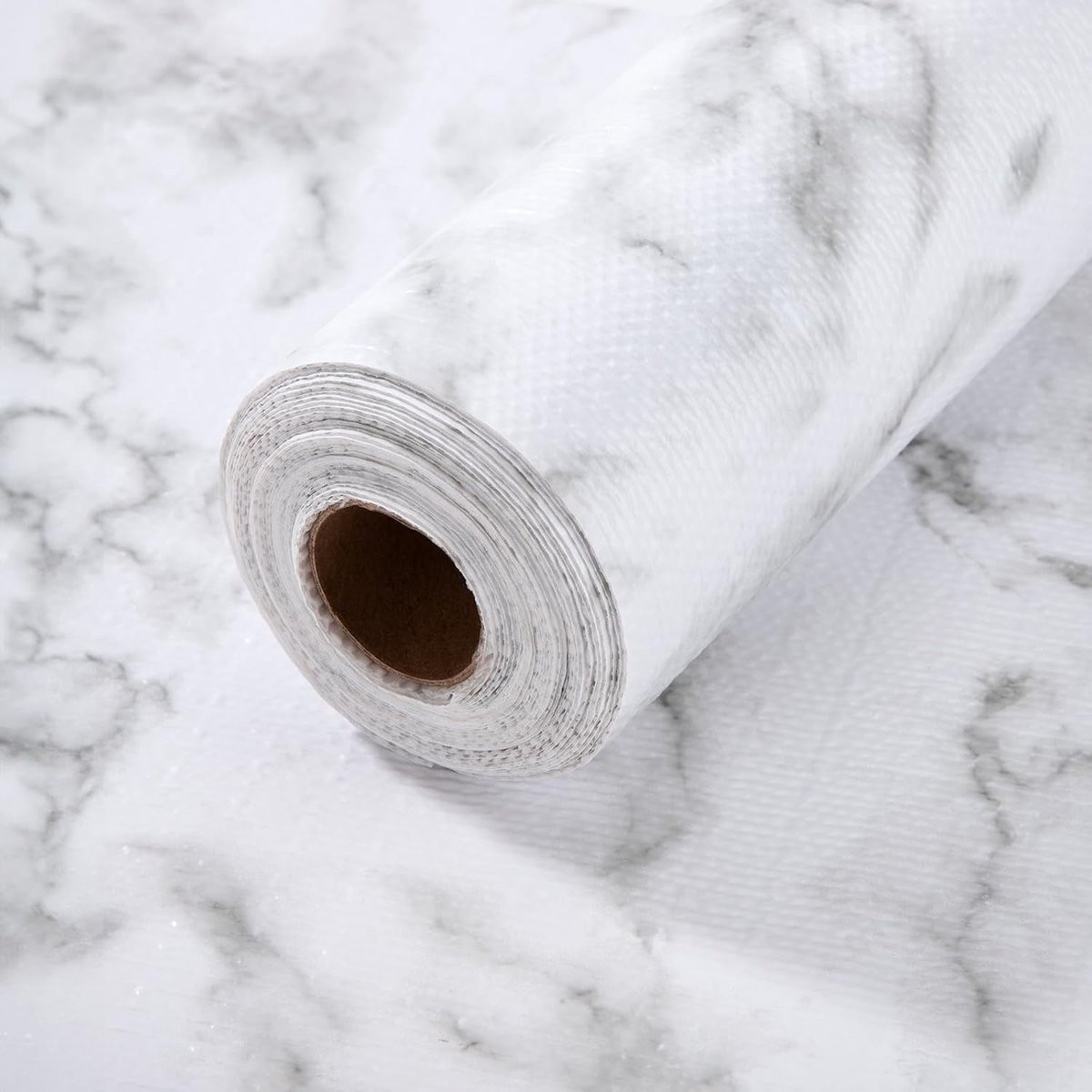 Antislip Keukenlade Mat - Waterdichte en Wasbare Marble Mat voor Koelkastdeuren - B/D: 30 x 600 cm