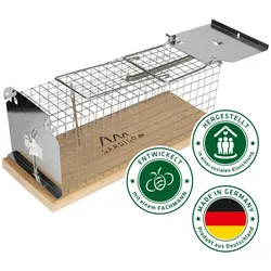 Tevigo Gardigo Lebend-Rattenfalle Käfig Made in Germany