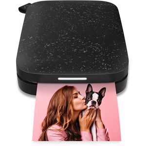 HP Fotodrucker Sprocket 2x3, schwarz, bis 5 x 7,6 cm, für Smartphone, mit Bluetooth, inkl. Fotopapier